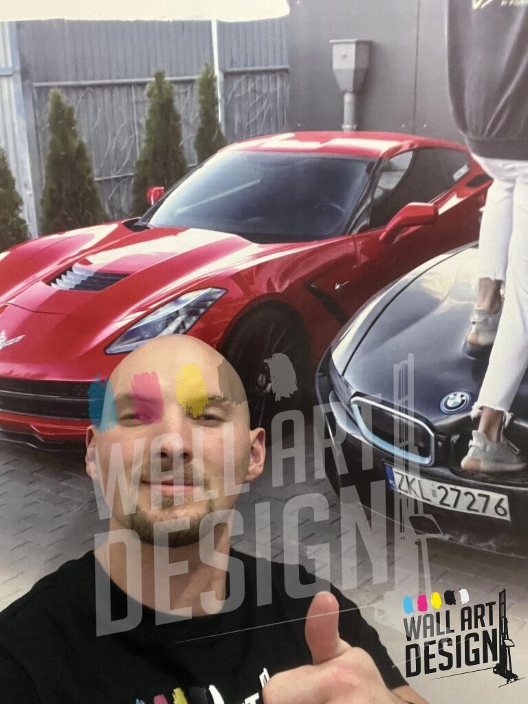 druk ścienny motoryzacja