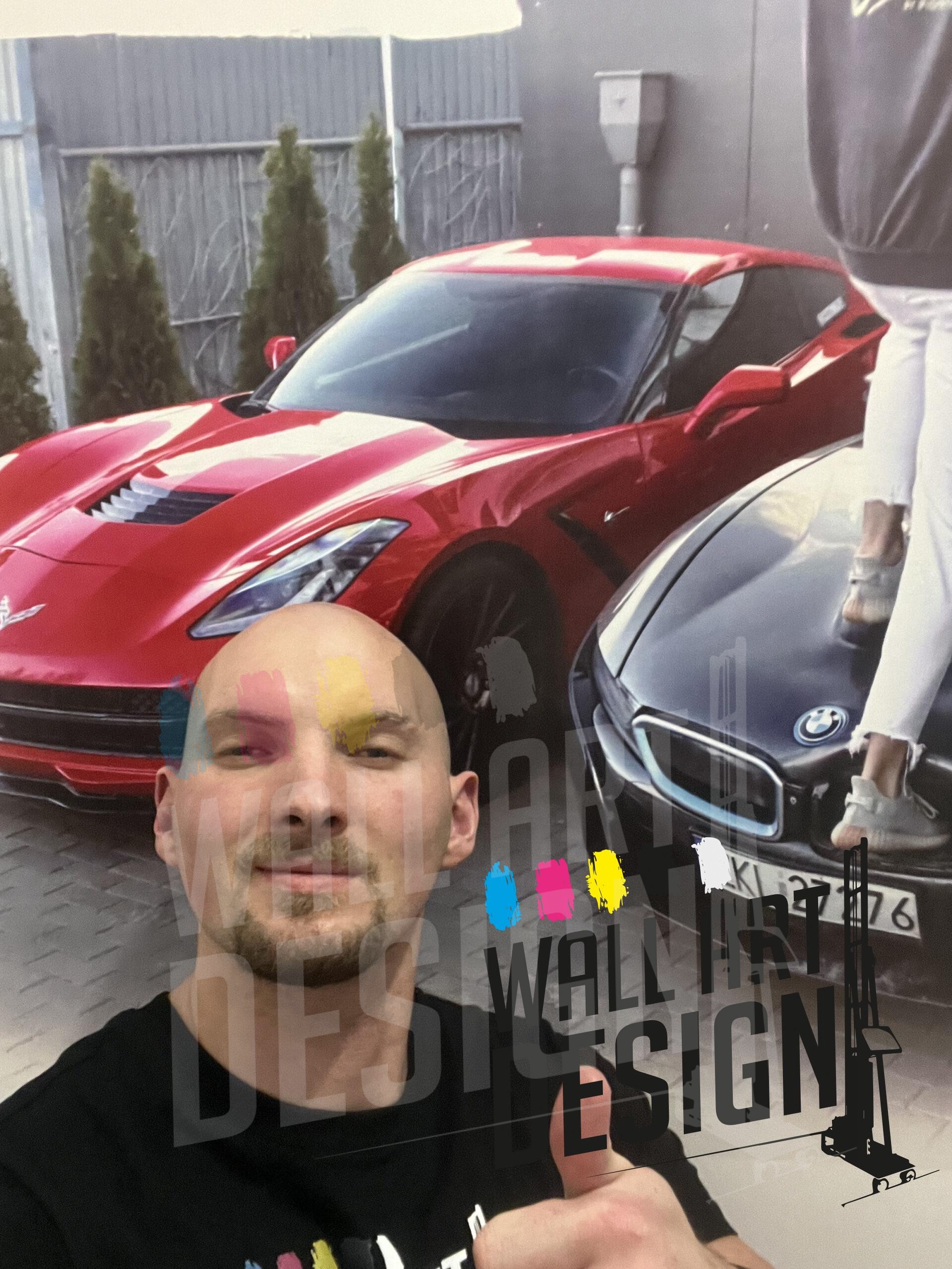 druk ścienny motoryzacja