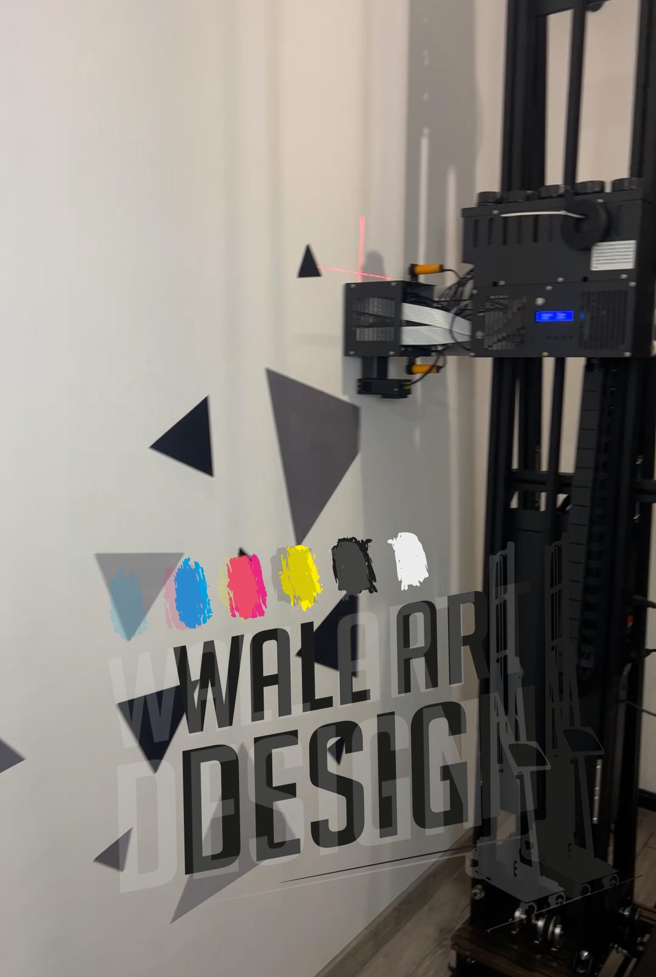 druk ścienny grafika