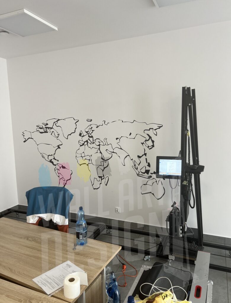 Druk ścienny  mapa 2