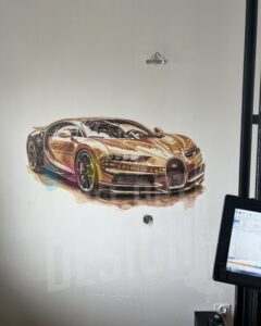 Druk ścienny  bugatti