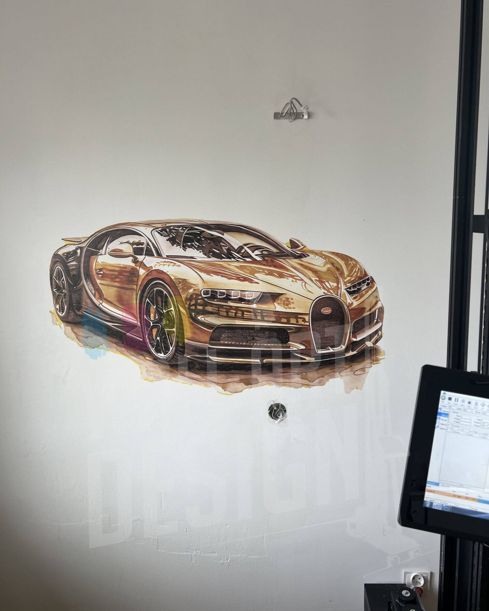 Druk ścienny  bugatti