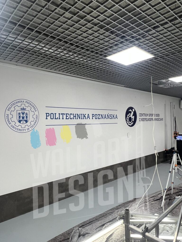 druk ścienny Politchenika poznańską