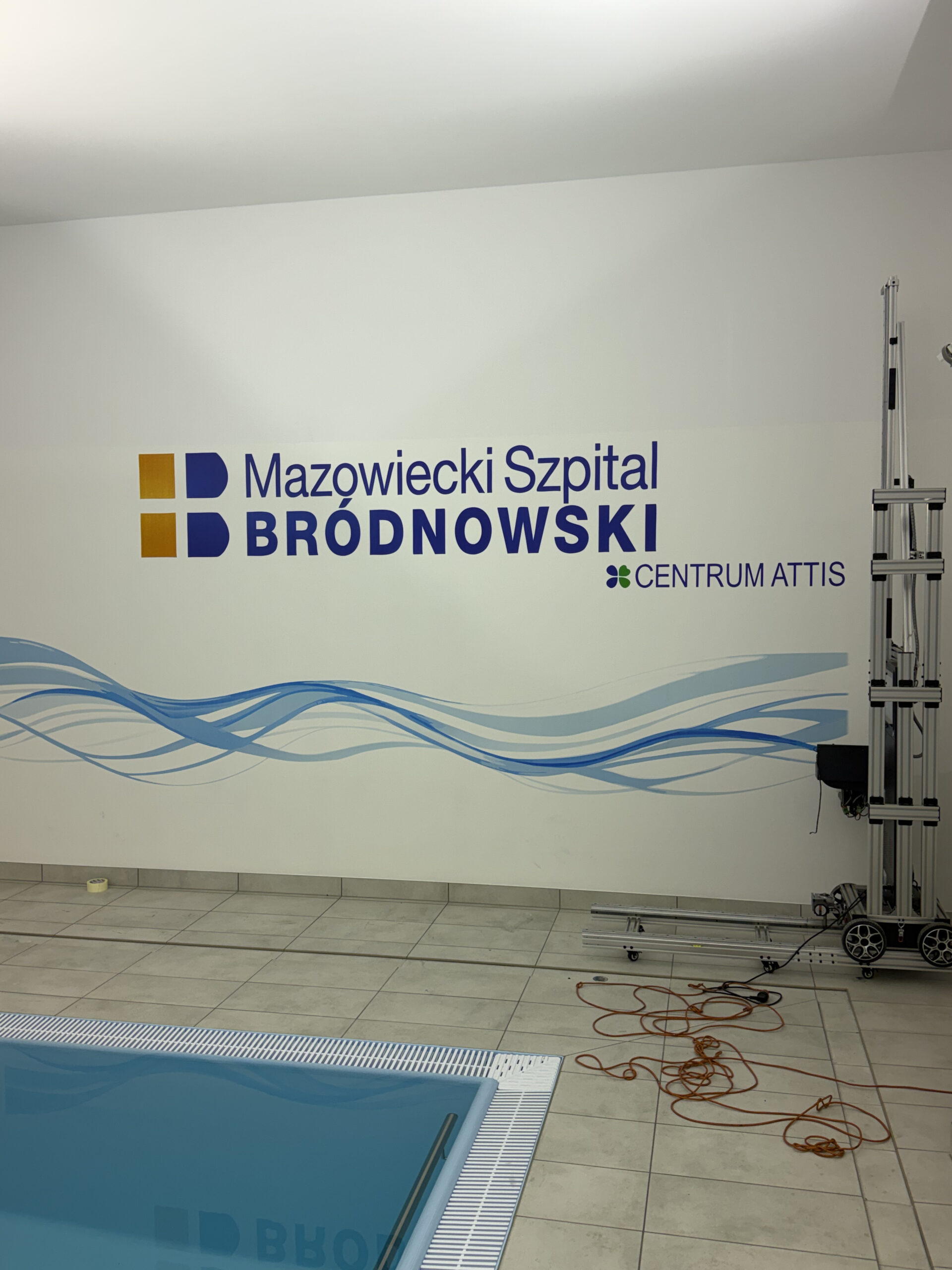 Druk ścienny Szpital